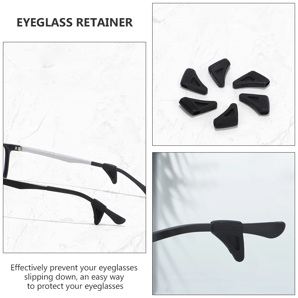 

20Pairs Eyeglass Anti-Slip Ear Covers Durable Silicone Retainers Ear Hooks Glasses Holders for Daily Wear Running Climbing