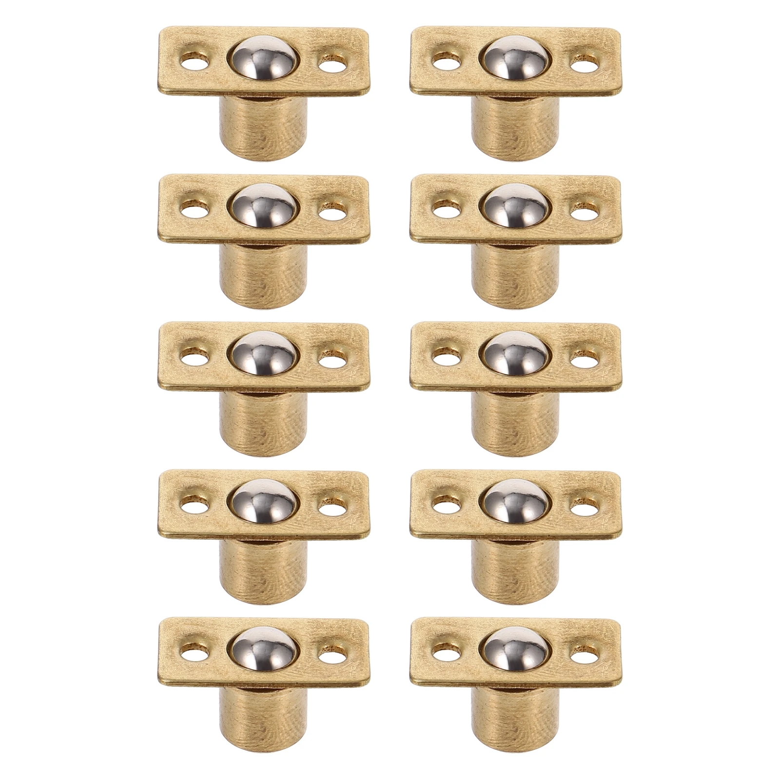 

10pcs Copper Catch 9.5mm Furniture Door Spring Lock Hardware Magnetic Bump Beads Closet Invisible Door Closure