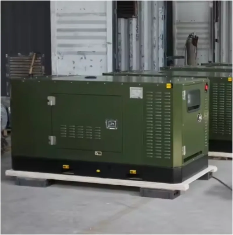 Compact Portable Diesel Generator Small Size Easy Moving Low Fuel Consumption Single Phase Power Generating Set Outdoor Power
