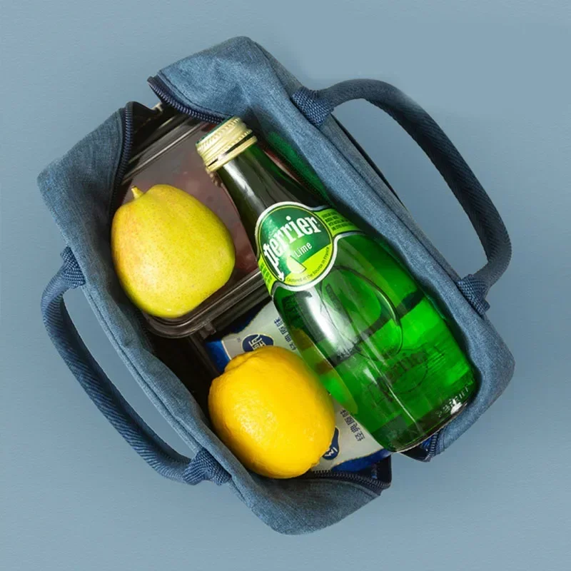 Insulated Lunch Bag Handle Insulation Cooler Bag for Women Kid Lunch Box Picnic Travel Portable Food Storage Thermal Food Bag