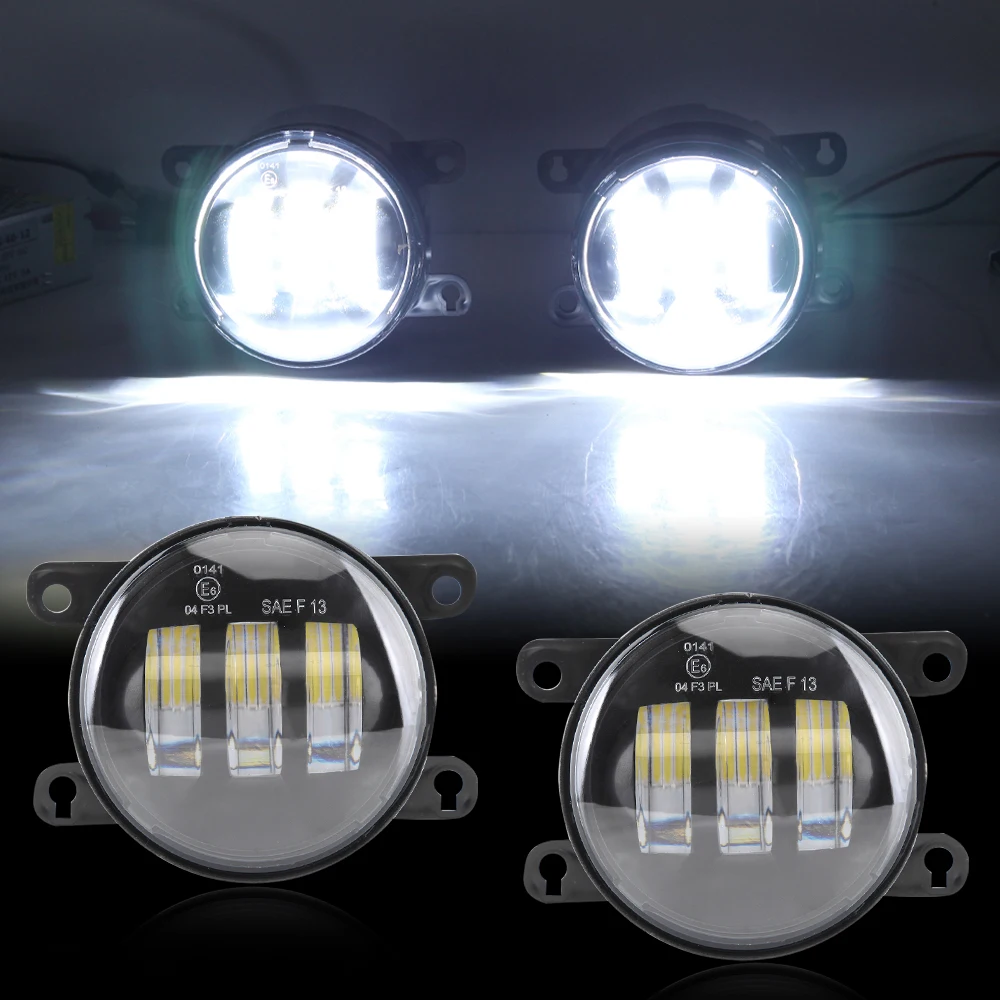 LED Fog Lights for Subaru Forester Impreza WRX STI Outback BRZ Justy Levorg XV Legacy 2003 2004 2005 -2019 Fog Lamp Headlight