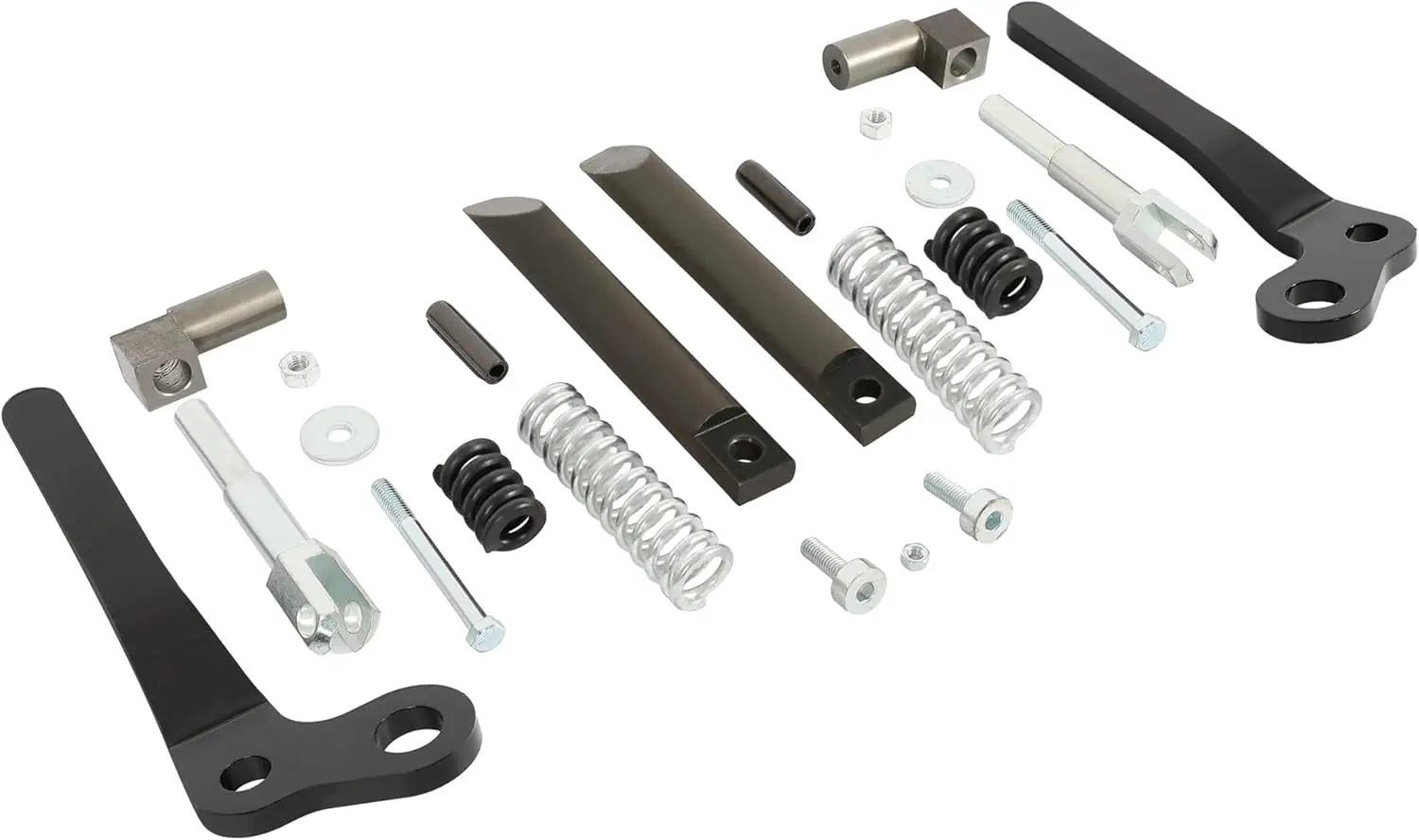 

Left & Right Lever Kit Compatible with Bobcat 630 631 632 642 S300 Replacement for 6724776 6724775 Bob-Tach Lever Steel Black