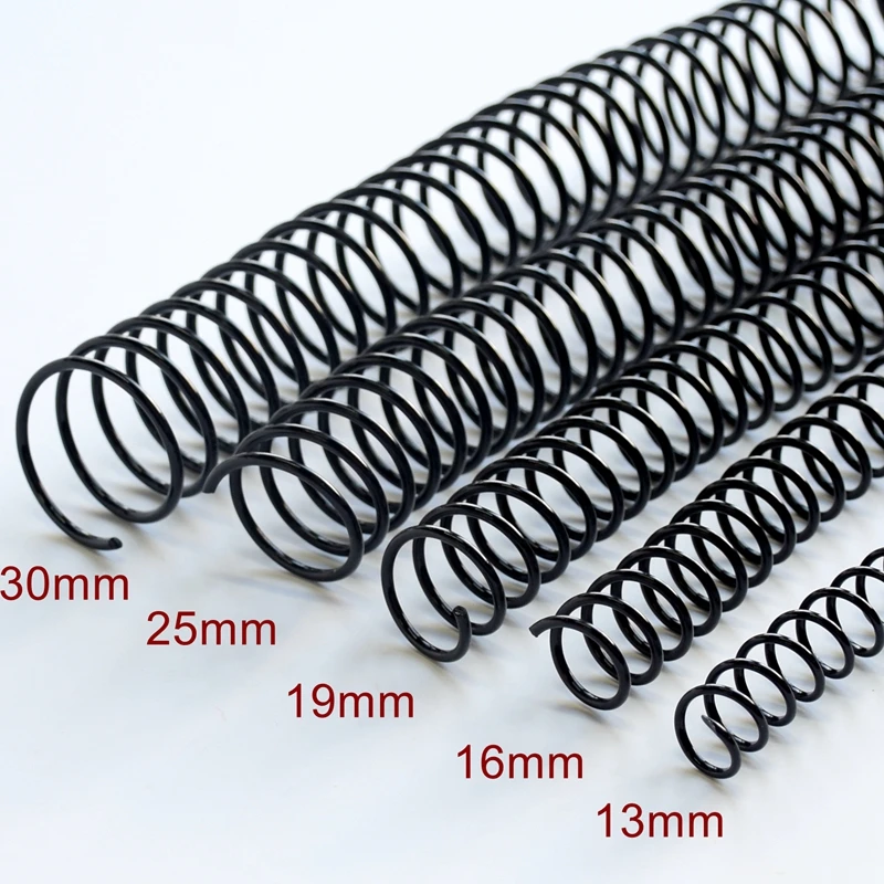 5/10PCS ReadStar 30 Rings High Capacity Plastic Spiral Binding Coils 9.5mm Pitch 16mm-40mm DIY Book Binding Rings Book Binders