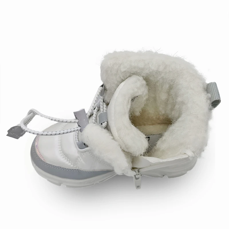 NEW 1pair waterproof Snow Boots Winter Children\'s Shoes warm boots ,-30 or -40 degrees Fashion Boy/Girl Boots,inner natural wool