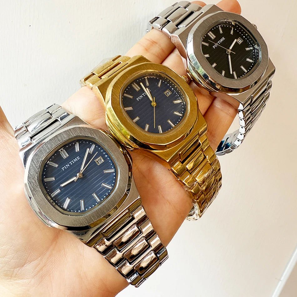 럭셔리 남성용 손목시계 비즈니스 방수 야광 합금 다각형 - Luxury Watch All Black 리뷰 및 가격