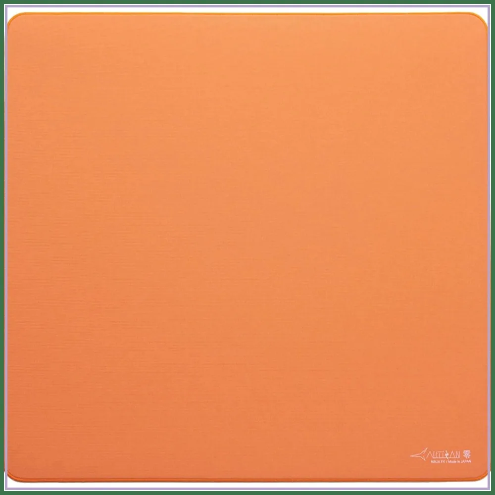 Gaming Mouse Pad eSports XL Orange Soft Cloth Surface Non-Slip Rubber Base