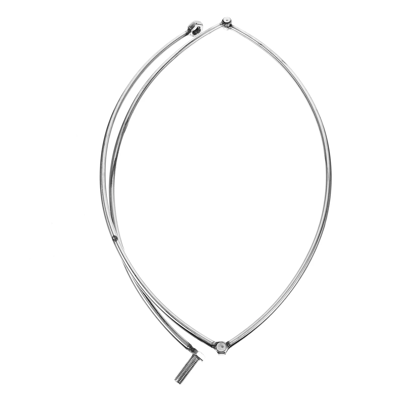 

Stainless Steel Crab Net Circle 40cm 6mm Foldable Fishing Dip Ring Mesh Pier Accessories Replacement Nets Supplies Tool