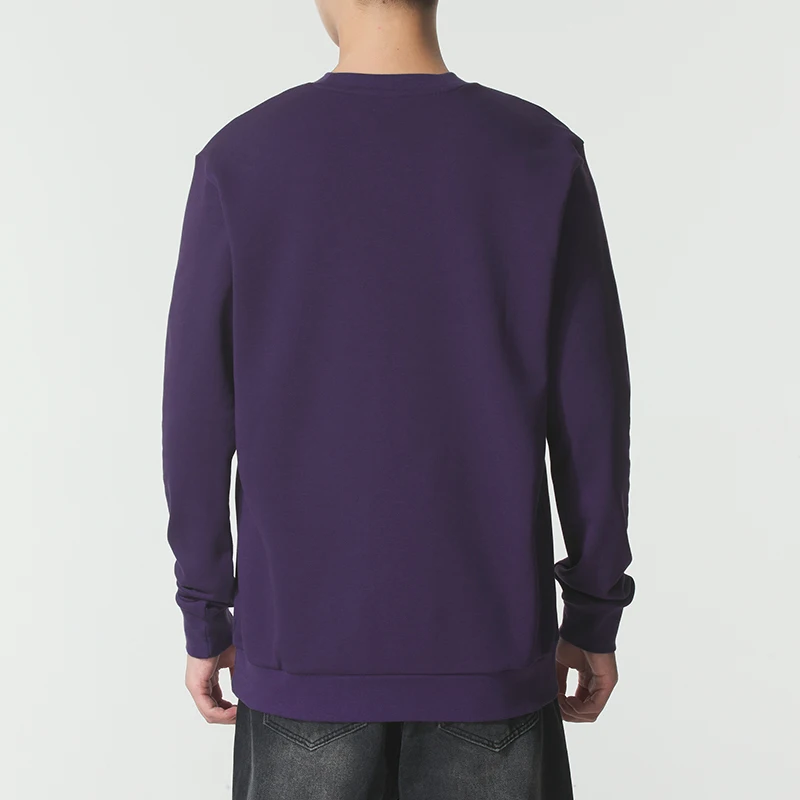 سويت شيرت رجالي من Adidas، بلوزة كاجوال عصرية كلاسيكية، بلوفر مريح، تي شيرت بأكمام طويلة قابل للتنفس Ka0995