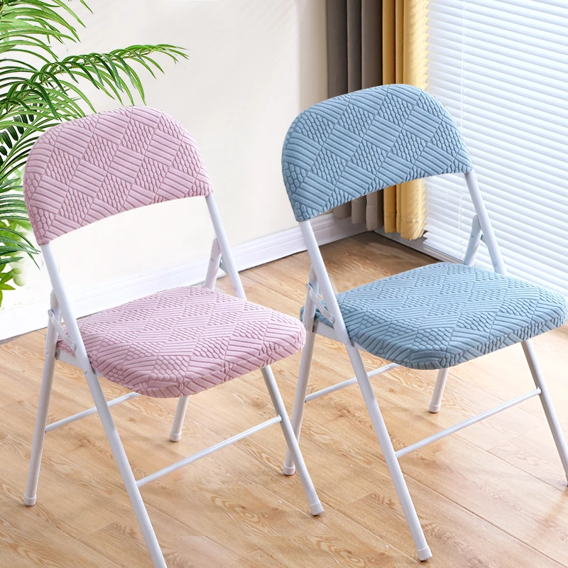 Fodera per sedia elasticizzata in tinta unita universale elastica adatta per sedie pieghevoli, da pranzo, da ufficio e da cucina Fodera per schienale lavabile