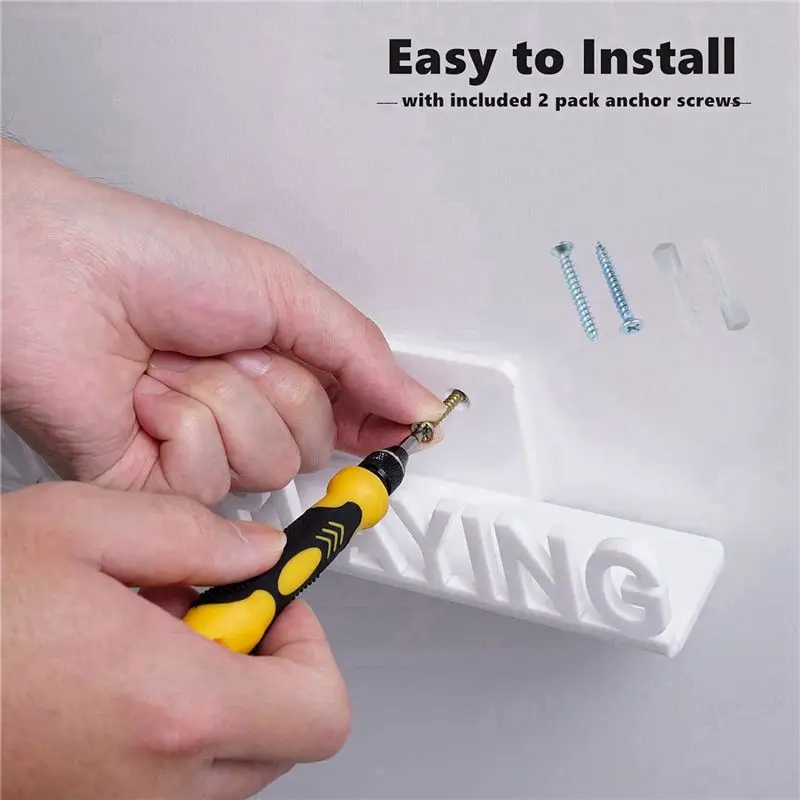 حار Sale-2X جدار جبل CD سجل عرض موقف الآن اللعب الاكريليك مسجل فينيل الرف للديكور المنزل الأبيض #3