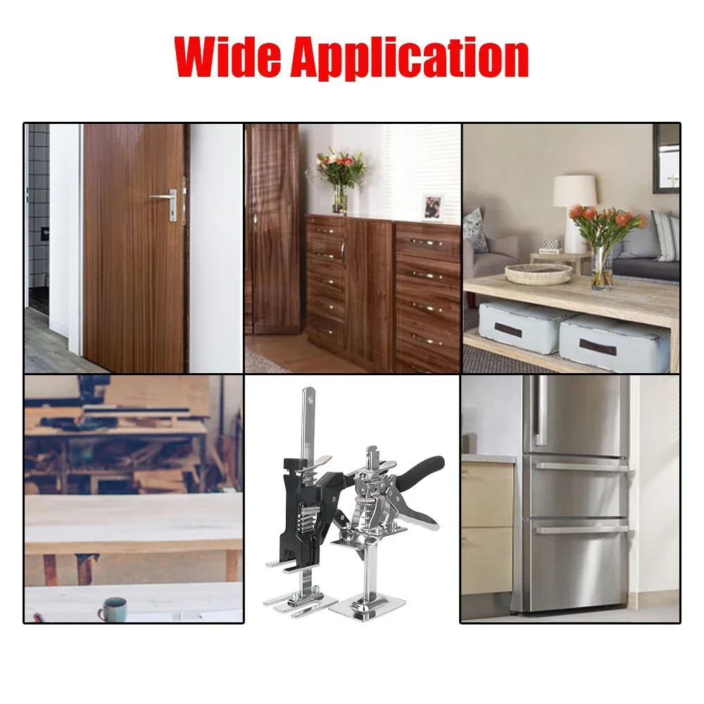 Height Adjuster Cabinet Board Lifter Labor-Saving Arm Jack Elevator Tool Hand Lifting Tool Door Panel Drywall Lifting