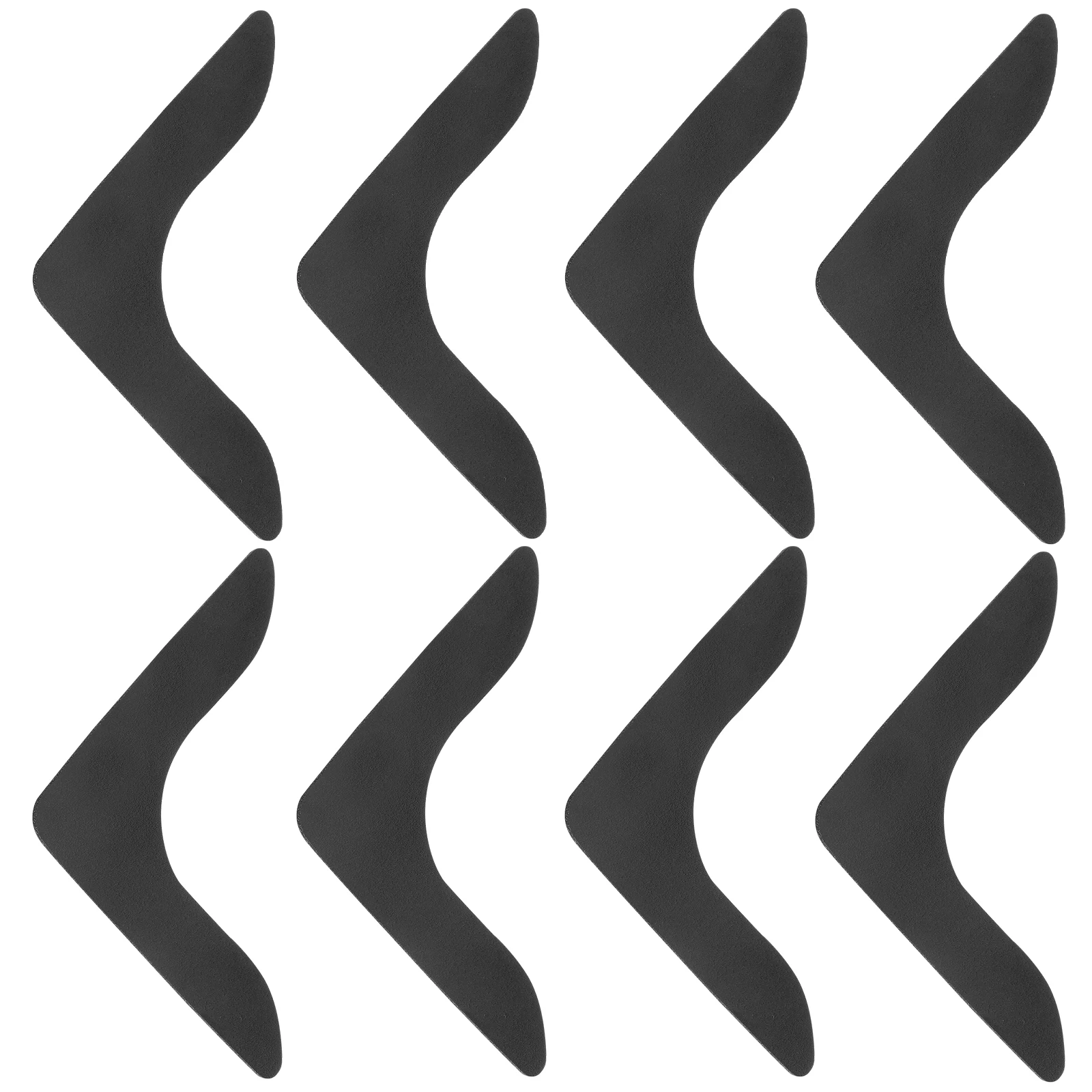 

8 Pcs Non-slip Stickers Washable Rug Carpet Tape Double Sided Heavy Duty Non-skid Black Reusable Nano Adhesive Floor Mat Gripper