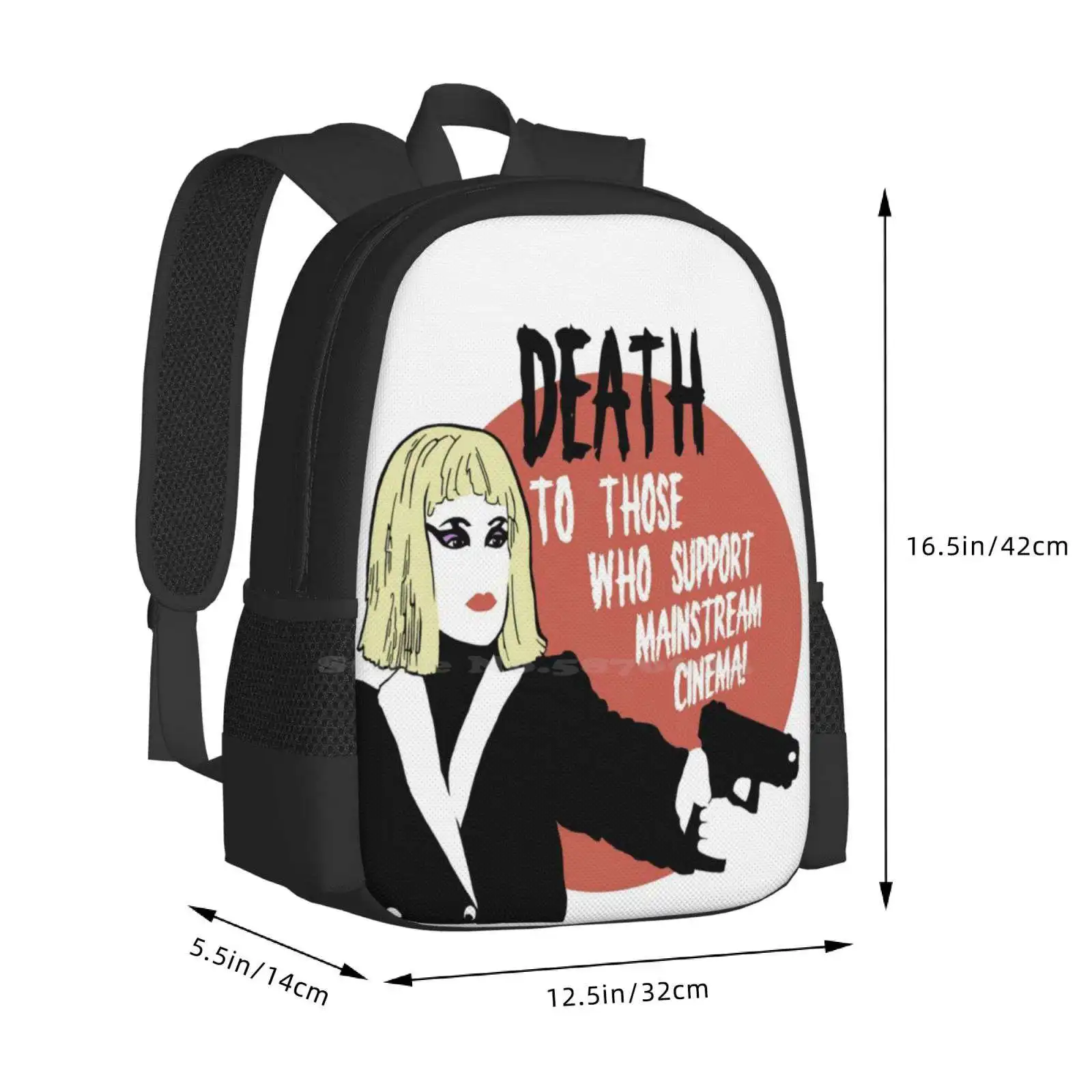 Cecil B Demented John Waters Pattern Design Laptop Travel School Bags Melanie Griffith Cecil B Demented John Waters Movies Cult