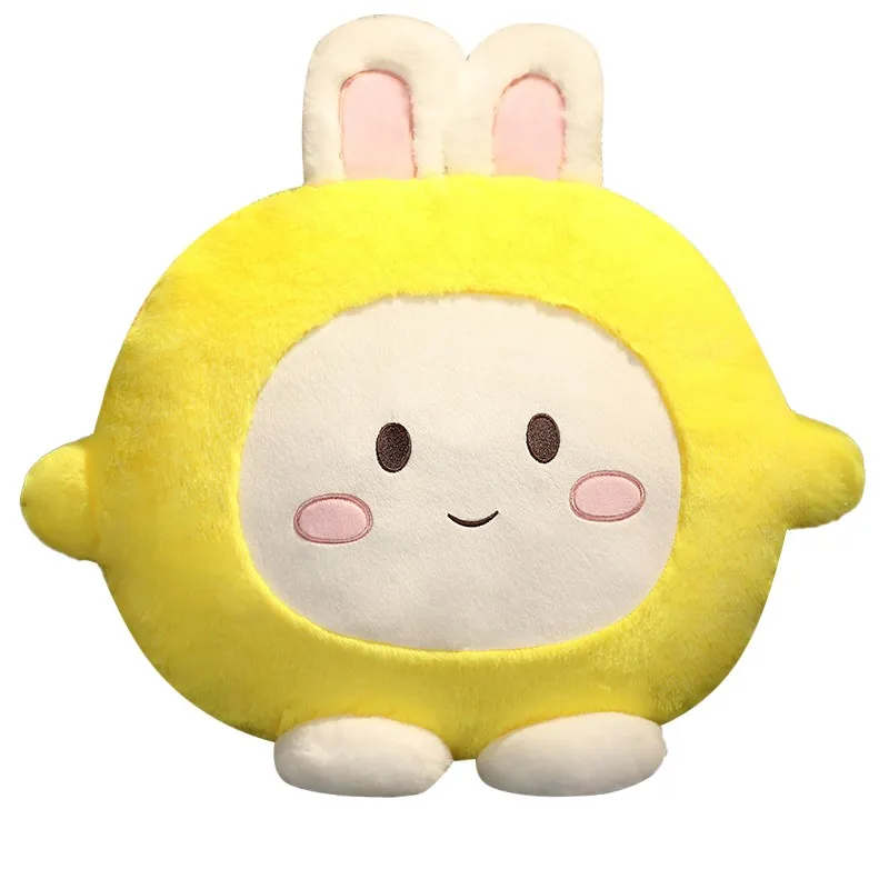 

New 1PC Cartoon Cute Lemon Rabbit Plush Toys Kawaii Stuffed Soft Animal Pillow Lovely Dolls for Children Girls Birthday Gifts