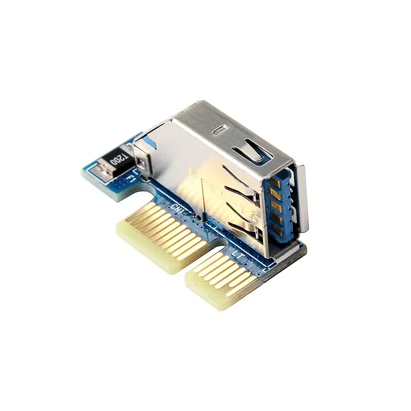 PCI-E Express X1 to PCI Riser Extend Adapter Card With USB 3.0 Cable new
