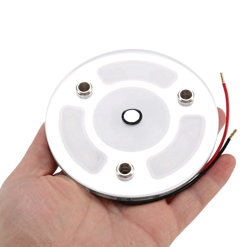 2X For RV Caravan Motorhome Marine Dual White/Warm Contact Dimmer LED Lamp 10-30V DC LED Circular Roof Ceiling Light