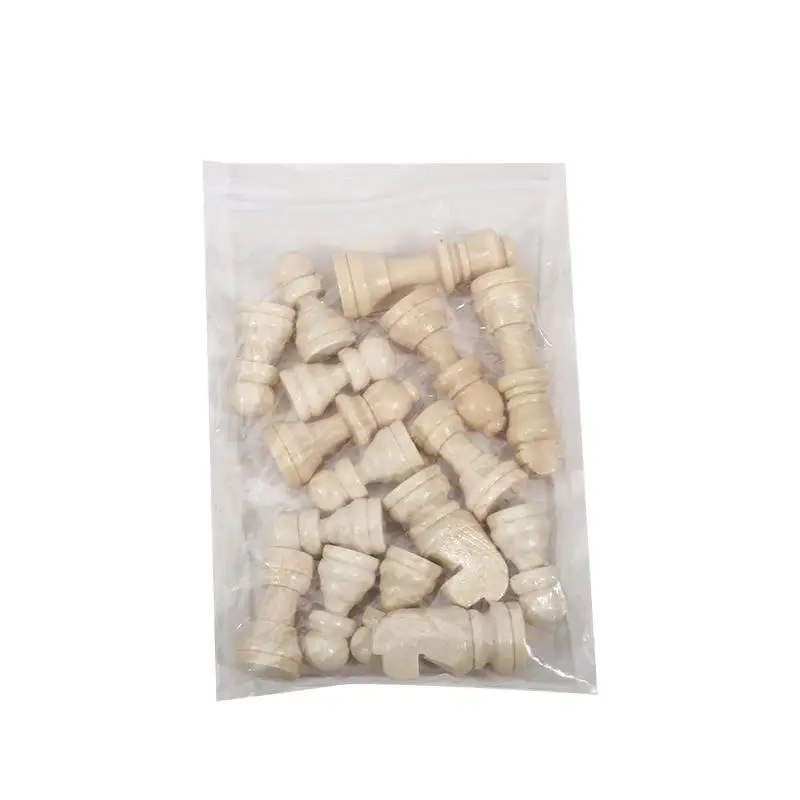 32-teiliges Holzschachspiel Standard-Turnier Staunton Holzschachfiguren 52mm Königshöhe, nur Schachfiguren ohne Brett – Detail 20