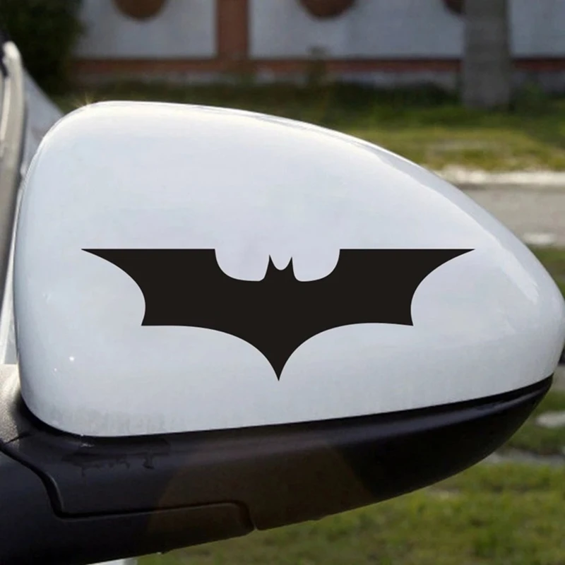 4Pcs Bat Shape Sticker Set, Multicolor Waterproof Vinyl Deca