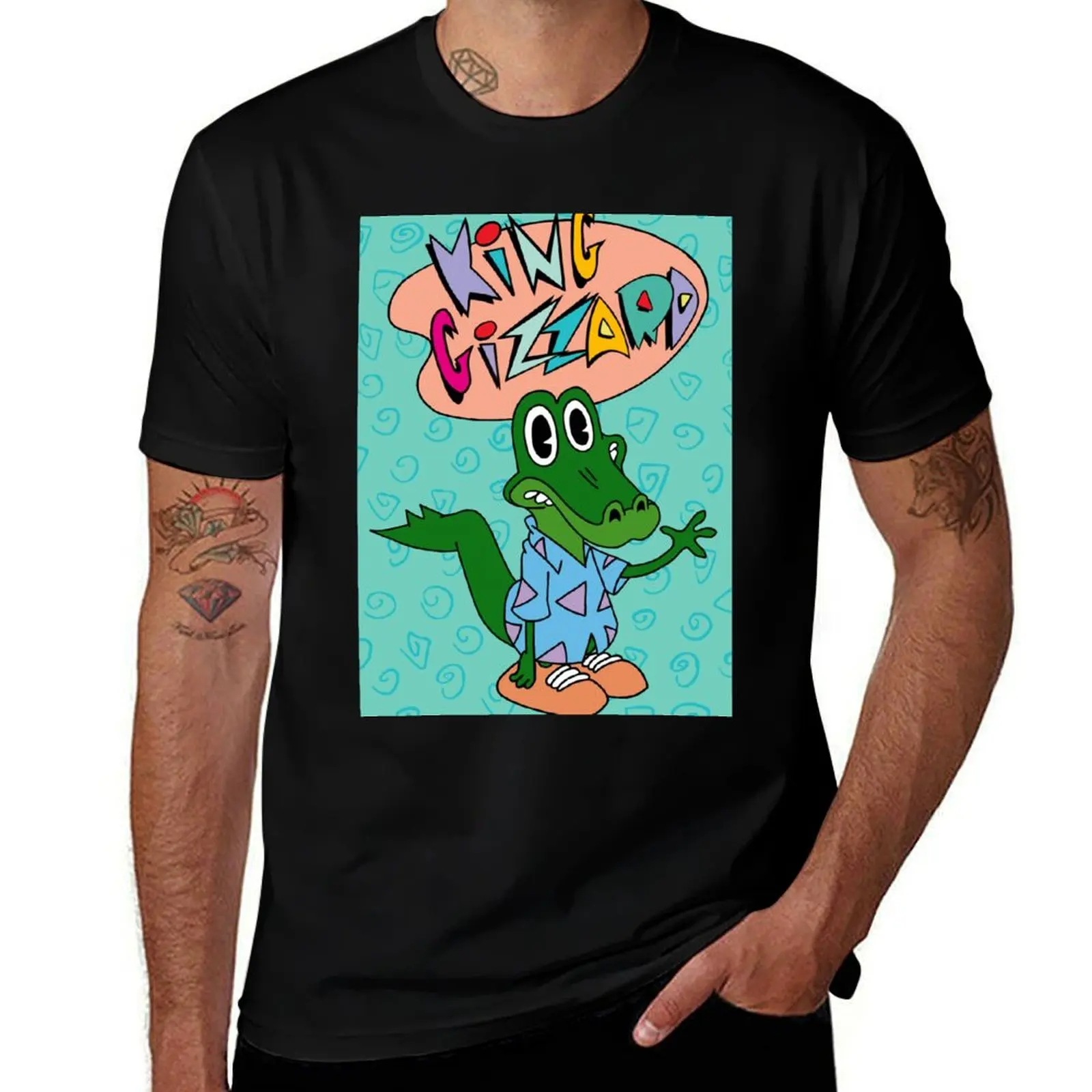 King Gizzard Crocko - All proceeds to charity. T-Shirt Basic Casual Short Sleeve Cotton Shirt T-Shirt