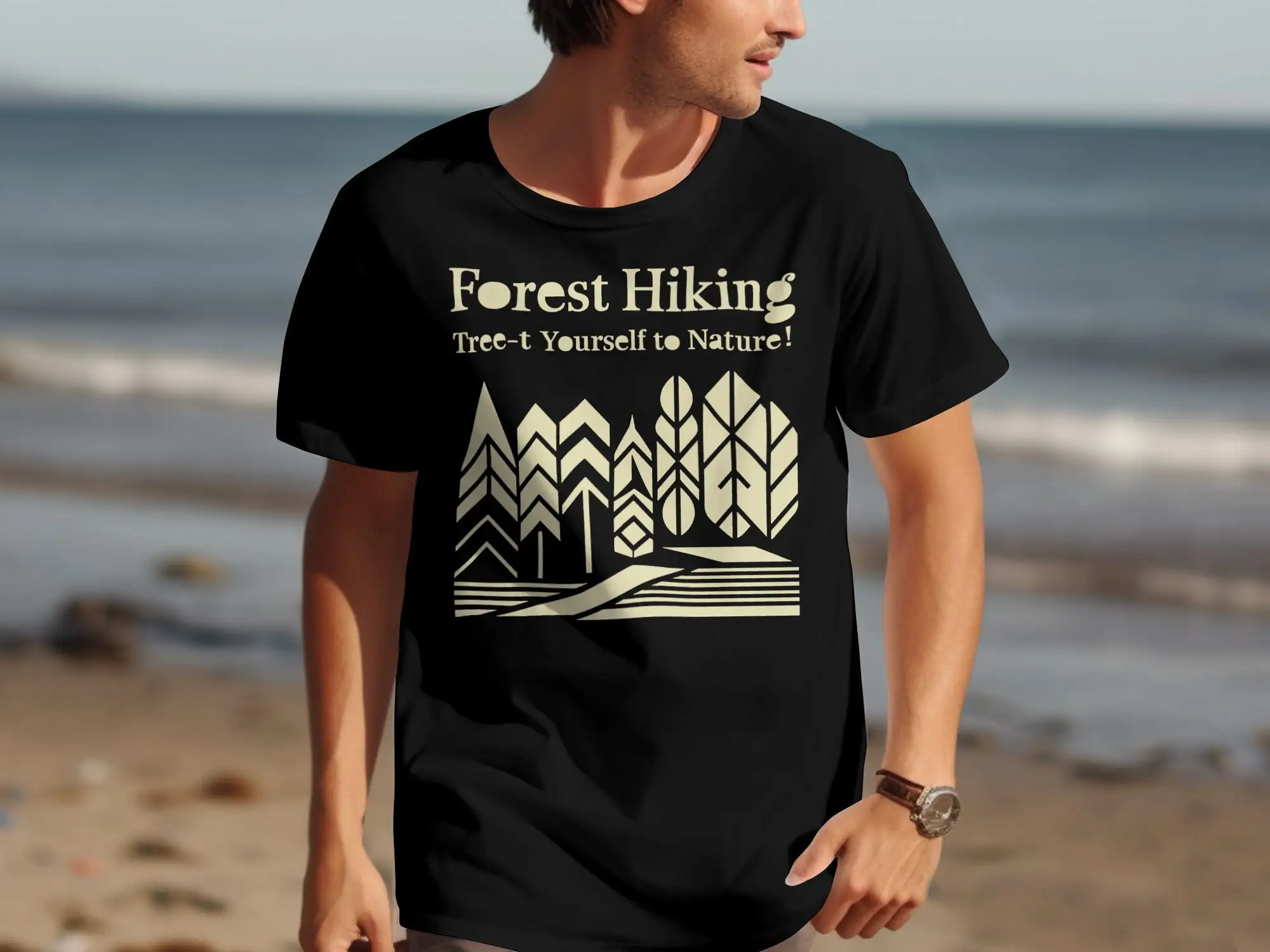 Forest Hiking Tree T Yourself To Nature Unique Shirt Perfect For Outdoor Enthusiasts Adventure Lovers Stylish Gear