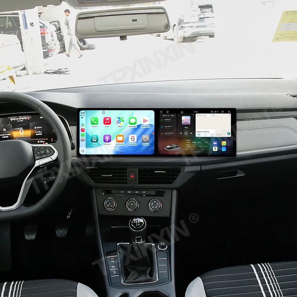 

Двойной 10,1-дюймовый автомобильный радиоприемник Android 15, экран Carplay для Volkswagen Bora 2023-2025, мультимедийный плеер, GPS-навигация, головное устройство
