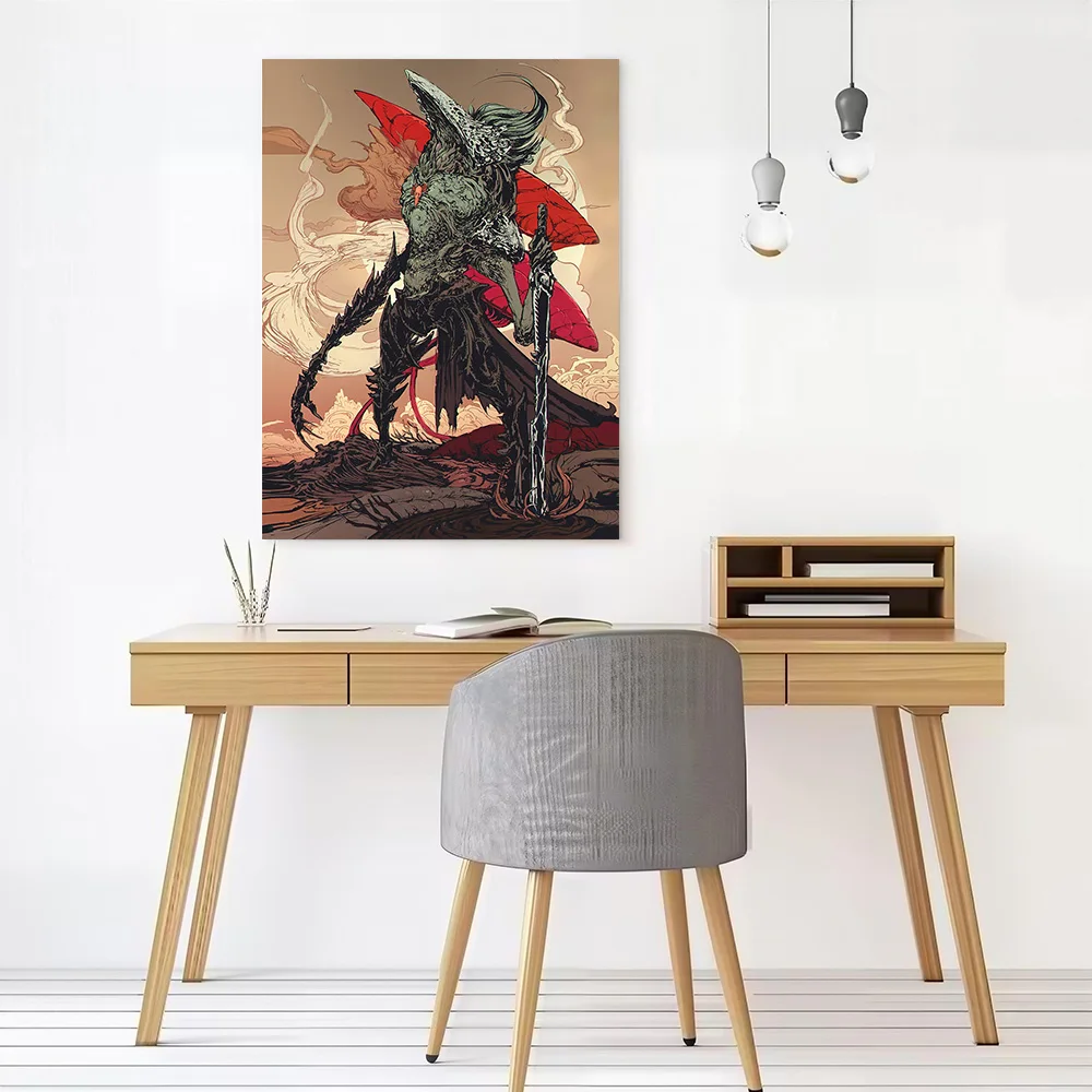 Demon Worshiper Canvas Print Perfect Gift for Fans Lovers Personalized Wall Art Poster for Man's Room Decoration Vintage Decor