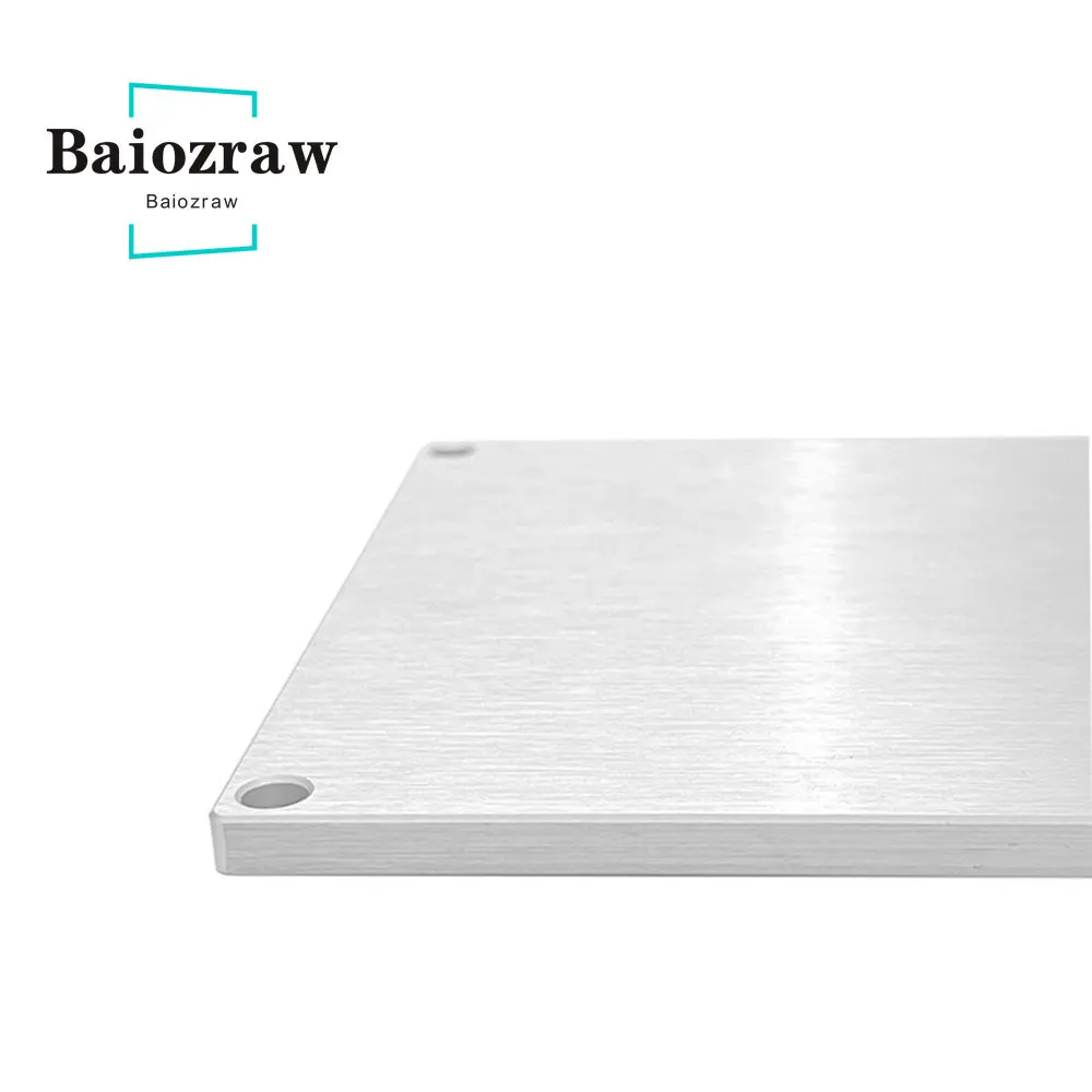 

Baiozraw Tiny-m Build Super Flat Aluminum Build Plate 150X150X6mm For Voron 3D Printer