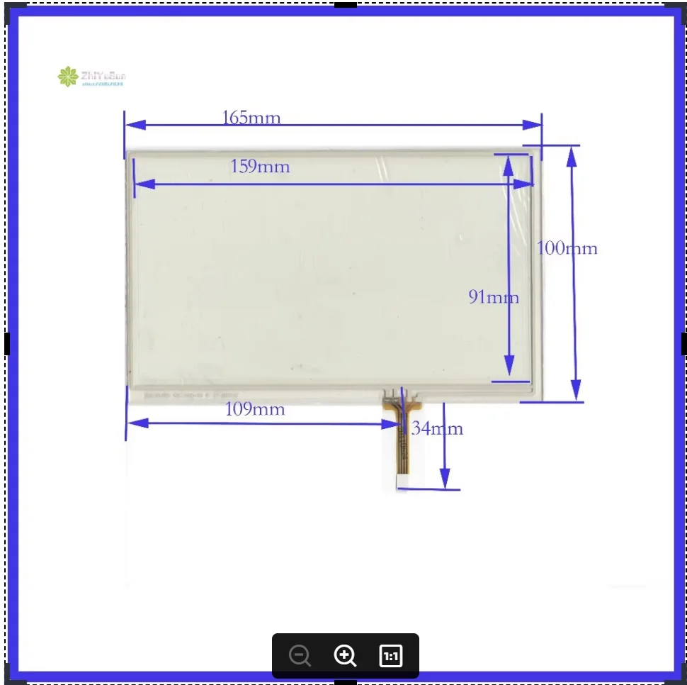 

ZhiYuSun Wholesale 3PCS/LOT QUNCHUANG-70S(100*164)-SY-068073 164mm*100mm 7inch 4 lins Touch Screen glass 164*100 for GPS CAR