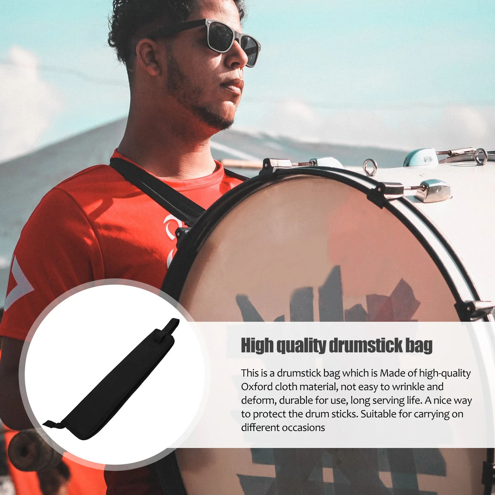 

Drum Stick Bag Drumstick Bags Handbag Drummer Accessories for Drumsticks Oxford Cloth Man