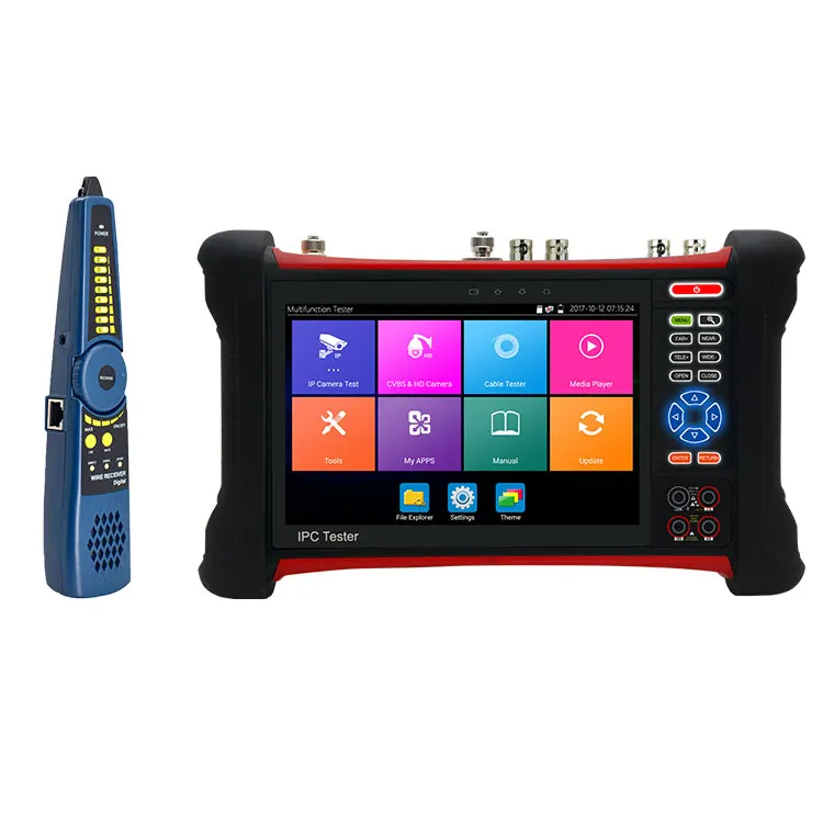 2020 IP Camera Tester Touch Screen Digital Multimeter AHD CVI EX-SDI TDR  in/output Security Camera test CCTV Camera Tester