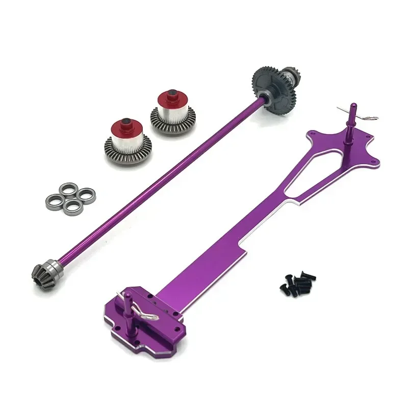 for Wltoys Differential+second floor version+drive shaft 124007 124016 124017 124018 124019  RC Car Upgrade Parts