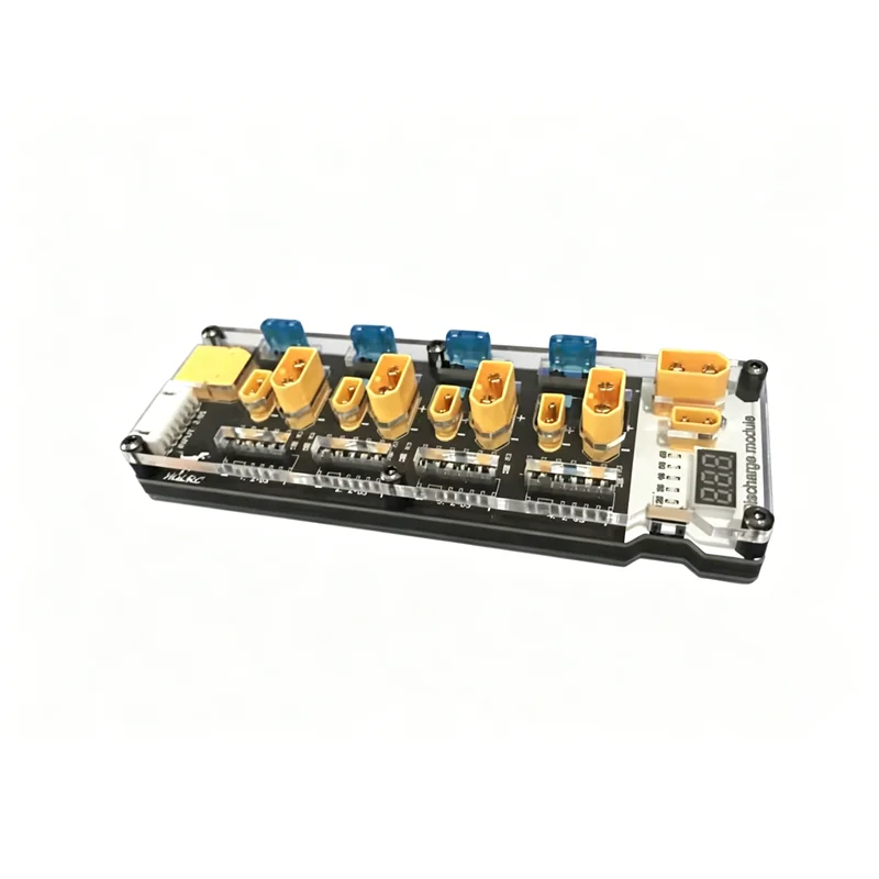 

HGLRC Thor Pro Lipo Board, Independent 15A Fuse Per Port, 2A Max Balance Current & LED Short Alarm