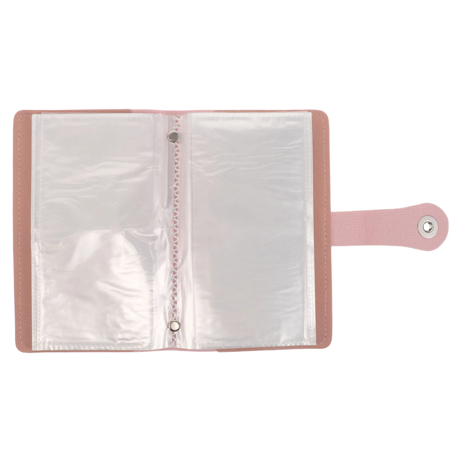 كتاب منظم النقود النحيف لألبوم النقود الورقية، مجلد ميزانية لتخزين العملات الورقية مع أكمام فاتورة شفافة - توفير نقدي محمول