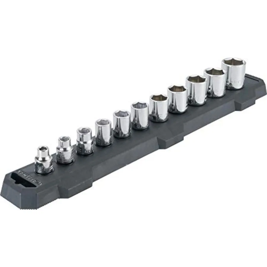 

Socket Set,,3/8" Drive, 6 Pt., 11Pcs CMMT12042