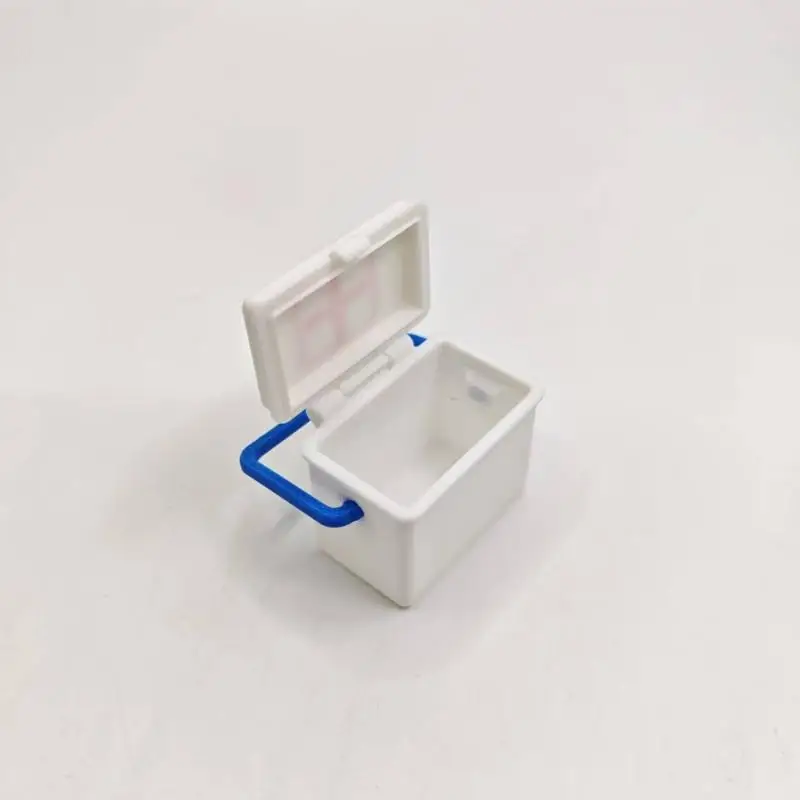 1:12 Miniature First Aid Kit Simulation Medicine Decor Dollhouse Accessory for Diorama Role Play Scene Building
