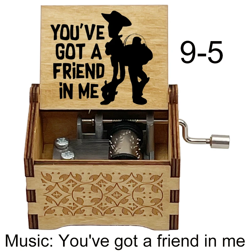 You've Got A Friend In Me anime Music Box Holiday Gifts for kids toy Children Bedroom Decorative Ornaments