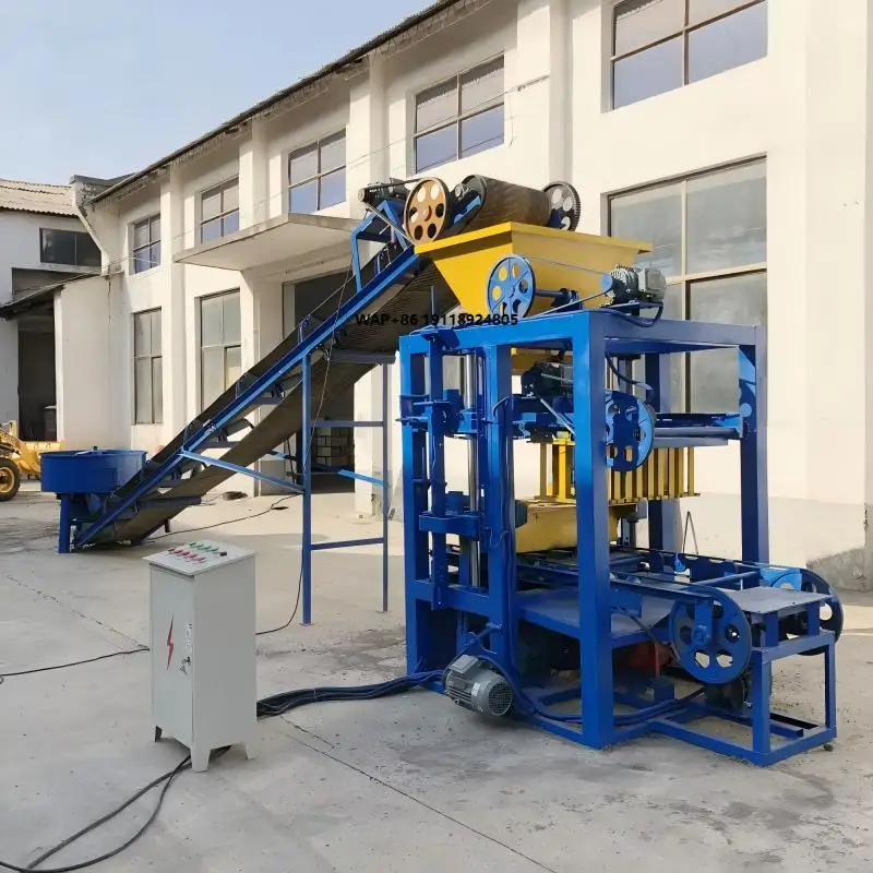 Automatic Concrete Cement Block Brick Making Machine Sold at Wholesale Price in Africa