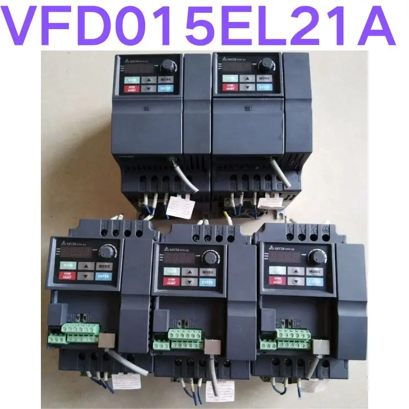 

Second-hand test OK frequency converter 1.5KW, VFD015EL21A original disassembly 220V