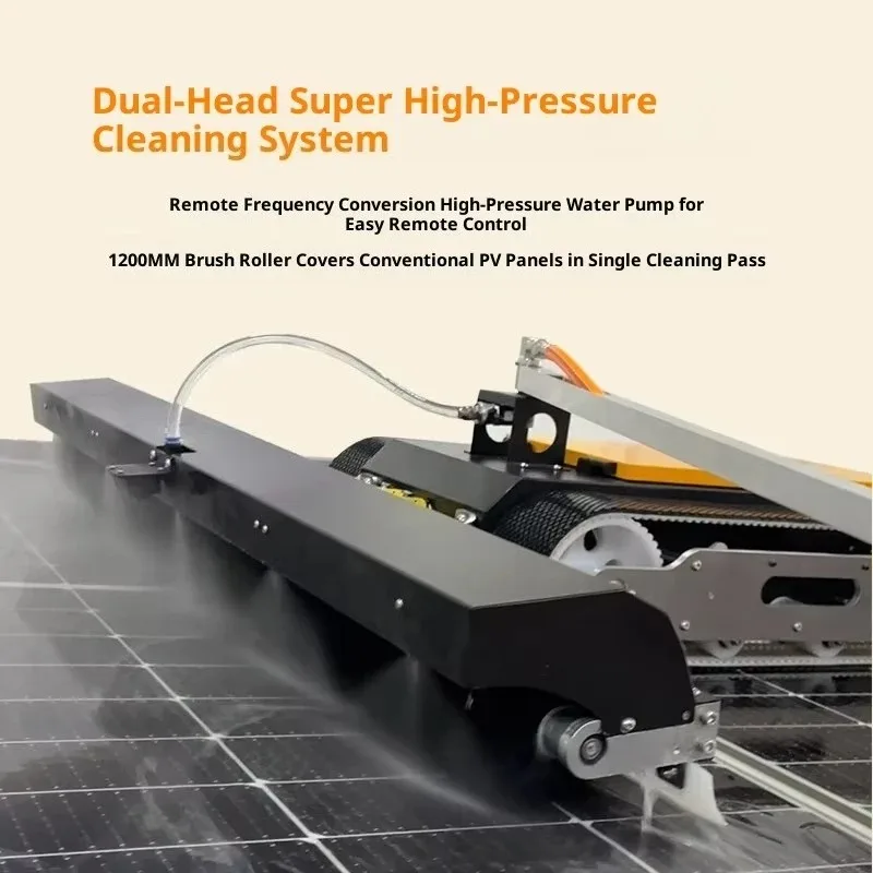 

【specialized】Distributed Intelligent Photovoltaic Cleaning Double Head Automatic Solar Panel Cleaner for PV System