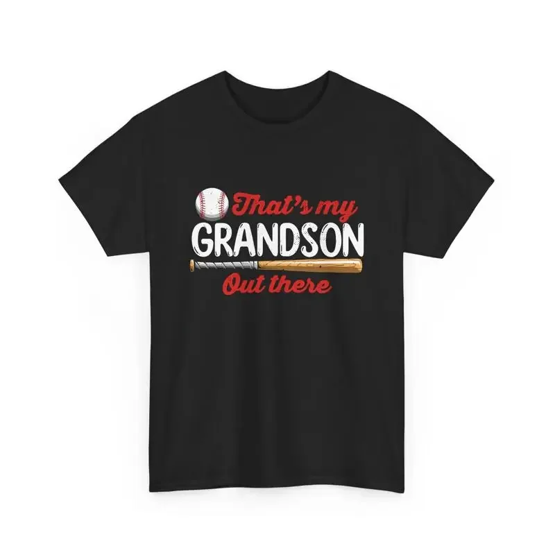 Baseball Grandma Grandpa That's My Grandson Out There T Shirt