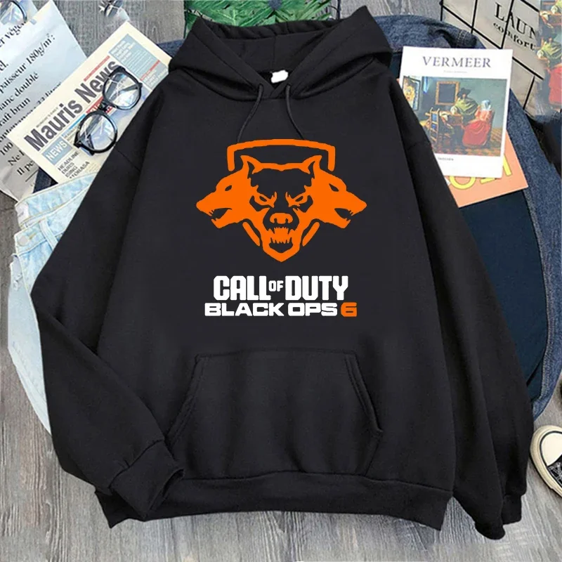 Game Call of Duty Black Ops 6 Printed Hoodies Winter Casual Long Sleeve Women Streetwear Sweatshirts Fashion Men Pullovers Tops