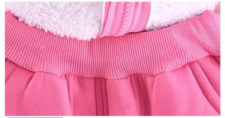 Herbst-Winter-Kleidungsset für Jungen und Mädchen, Kinder-Plüschanzüge, lässige, warme, dicke Outfits mit Cartoon-Bären-Motiv, Trainingsanzug für 0-5 Jahre – Detail 11