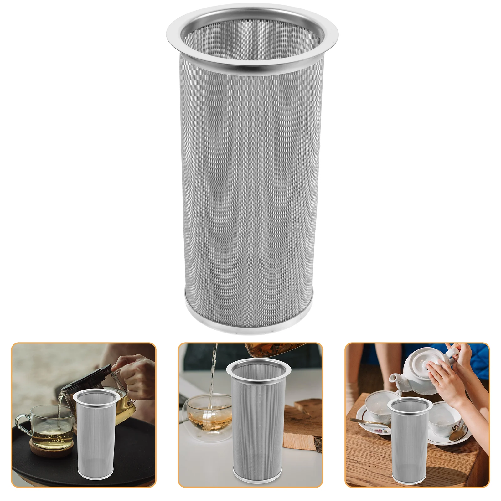 

Cold Brew Coffee Maker Diffuser Stainless Steel Tea Strainer Travel Camping Makers