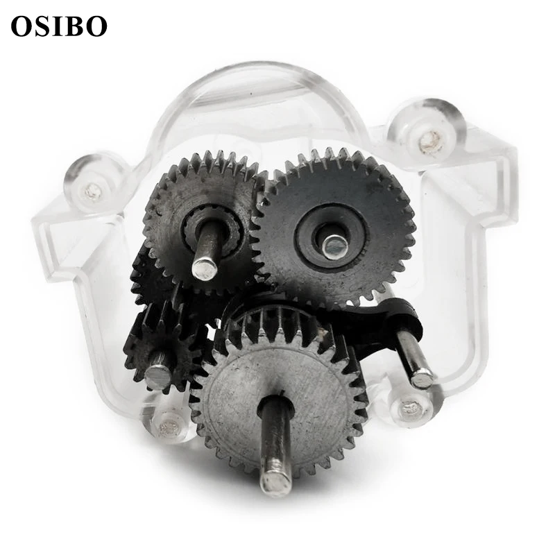 1 Set High Quality Metal Gears With 370 Motor For Speed Change Gear Box For WPL B1 B24 B16 B36 C24 1/16 4WD 6WD RC Car Parts