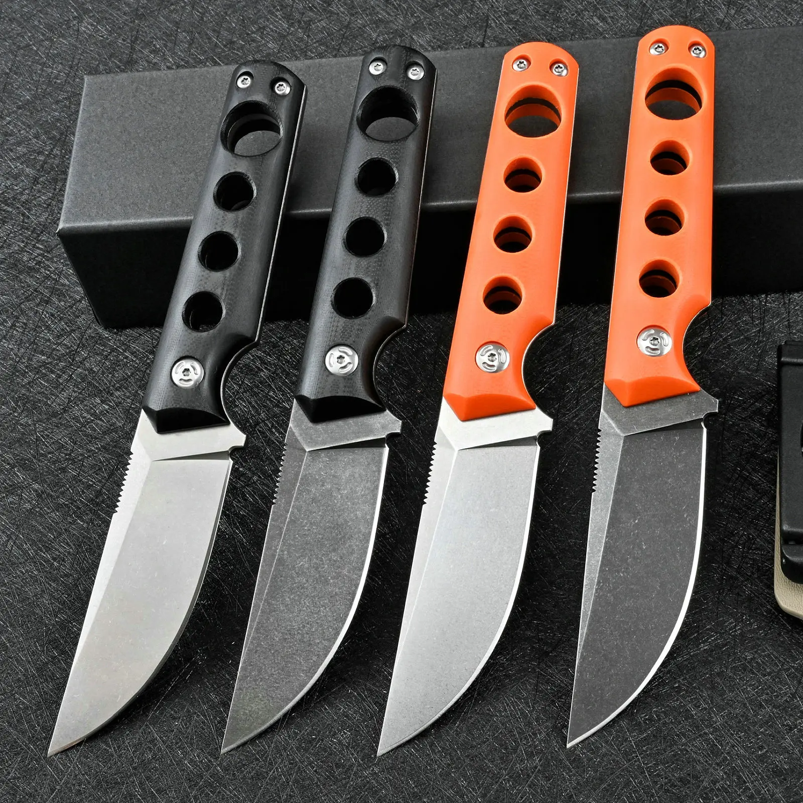 TRSKT DC53 Hunting Knife ,Camping Knives Survival Premium Knife ,Tactical Knife 61Hrc ,Cool Camping Gear With Kydex Dropshipping