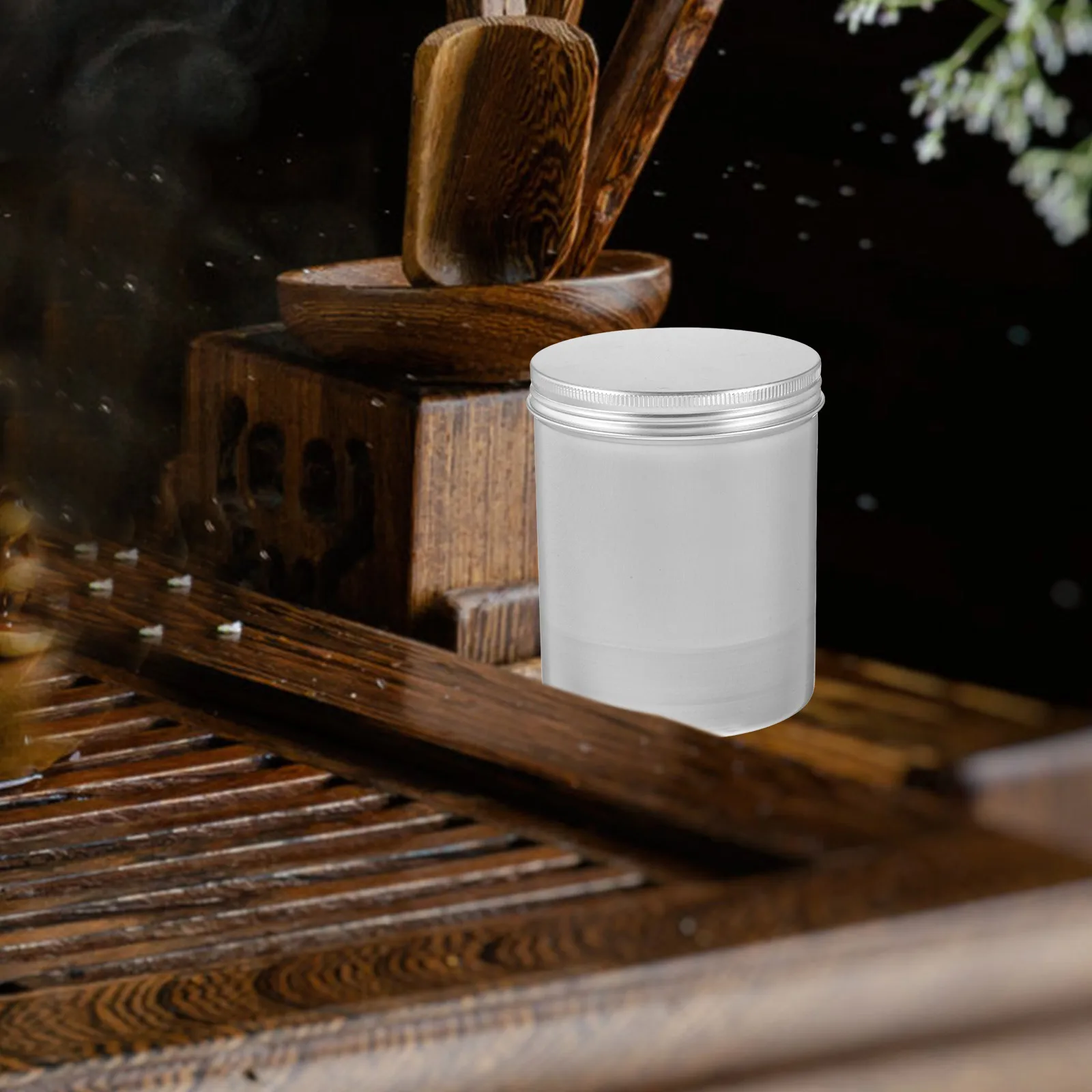 

Airtight Tea Canister 500ml Aluminum Sealed Storage Container for Bags Loose Tea Matcha Powder ganizer Kitchen Pantry