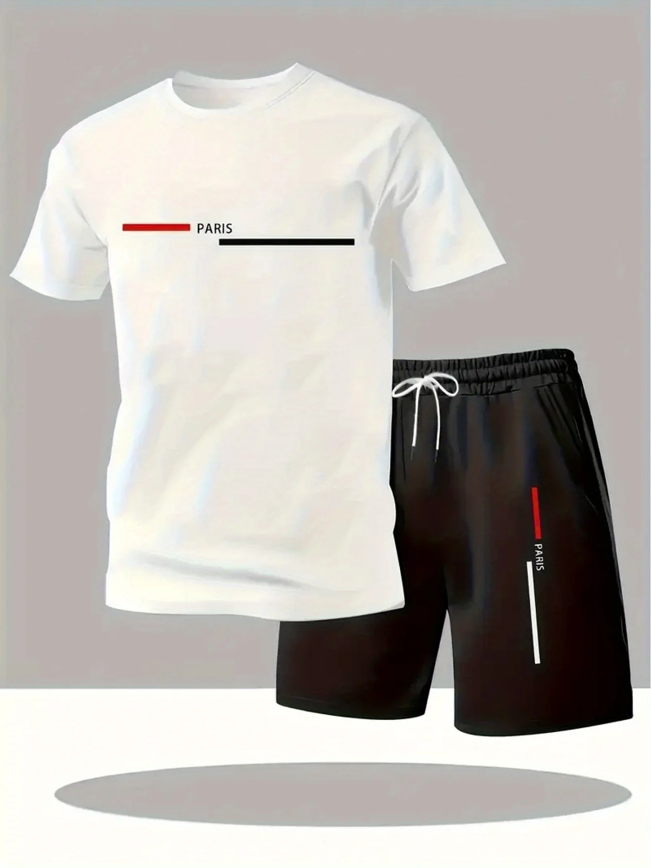 

Men's Summer Casual Two-Piece Set | Fashionable Printed Short Sleeve T-Shirt + Stylish Print Shorts