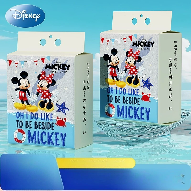Miniso ディズニー使い捨てフェイスタオル卸売ディズニー壁掛け洗顔タオル厚みのある綿ソフトタオルフェイスタオル