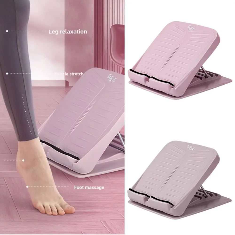 تشكيل الساق تمتد مجلس PP عدم الانزلاق دواسة مائلة هيكل الثلاثي 4-مستوى قابل للتعديل العجل تمتد أداة الجسم ممارسة #2