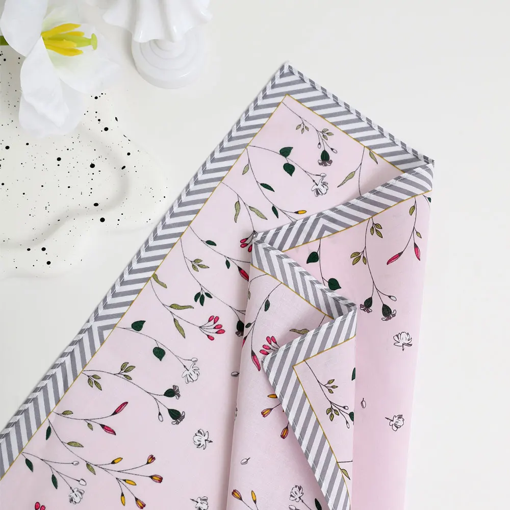 Confezione da 3 fazzoletti eleganti da donna, fazzoletti per pulire il sudore in puro cotone, regali per le vacanze, forniture per matrimoni, tovagliette